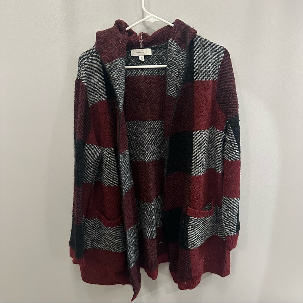 New Directions Hooded Cardigan. Women’s Medium